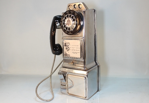 빈티지 옛시절 상태좋은 미국 다이얼 공중전화기