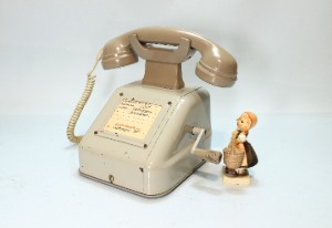 엔틱 1920,s 희귀 독일 자기클러치 전화기