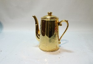 엔틱하우스 빈티지 영국 아름다운 포세린 금장 커피팟 자체브랜드  기본트렌드 자체제작 국내 
